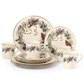 Winter Greetings 12-Piece Dinnerware Set