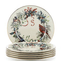 Winter Greetings 6-Piece Salad Plate Set