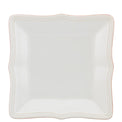 French Perle Bead White™ Square Accent Plate