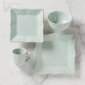 French Perle Bead Ice Blue™ Square Place Setting