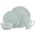 French Perle Bead Ice Blue™ 4-piece Place Setting