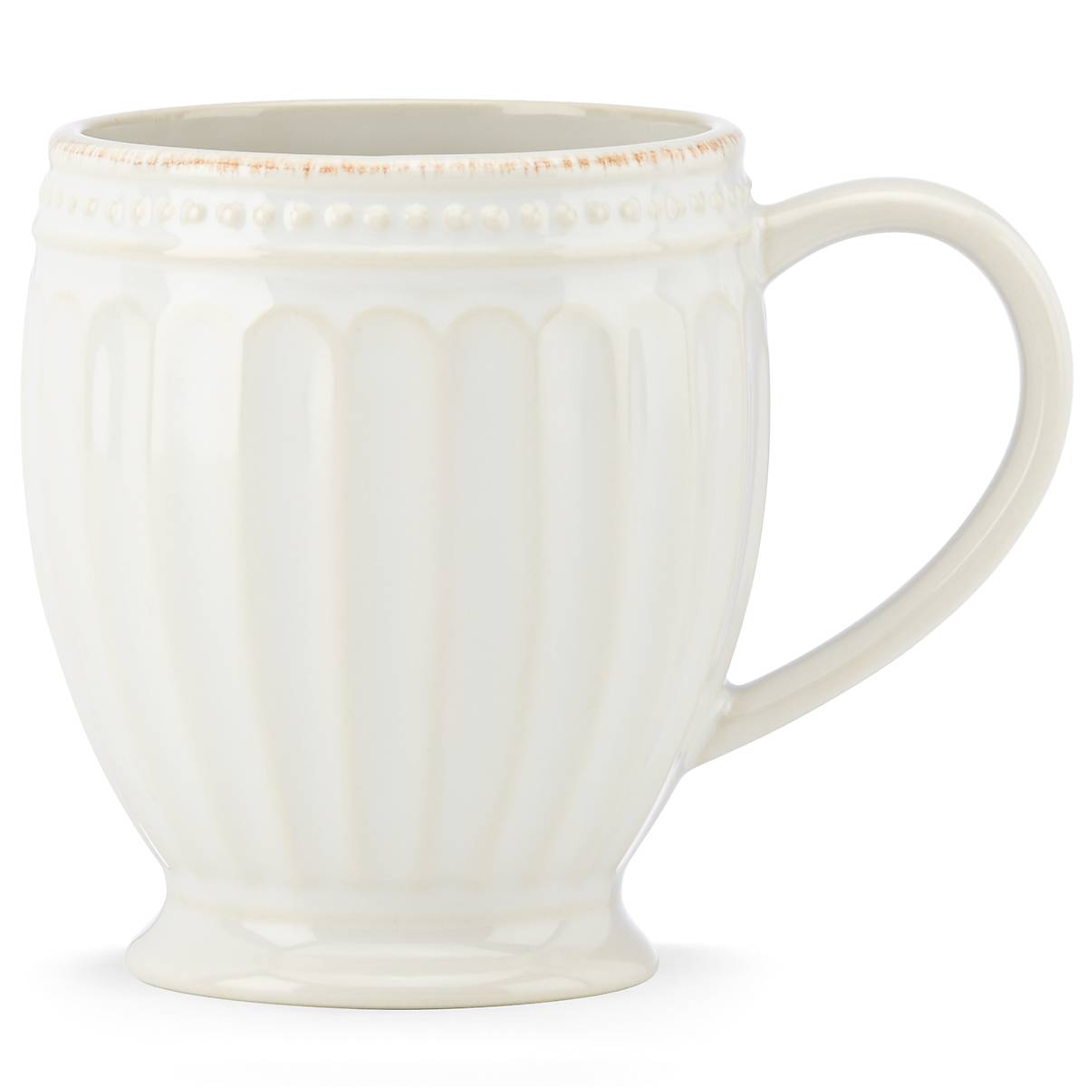 French Perle Groove White™ Mug
