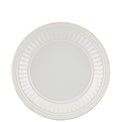French Perle Groove White™ Dessert Plate