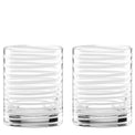 Charlotte Street White™ 2-piece Double Old Fashioned Glass Set