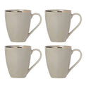 Trianna Taupe™ 4-piece Mug Set