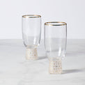 Trianna Frost™ 2-piece All-Purpose Glass Set