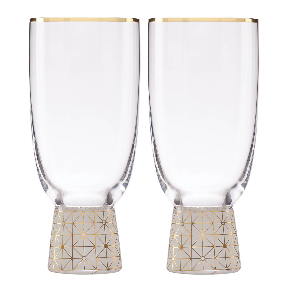 Trianna Frost™ 2-piece All-Purpose Glass Set